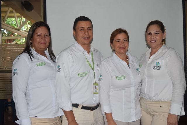 Luz Mery Pulido, Frank Casallas, Sonia Mora y Dora Sussán.